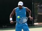 Sportsman playing tennis Sportsman playing tennis